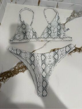 KOANA swim snake print bikini